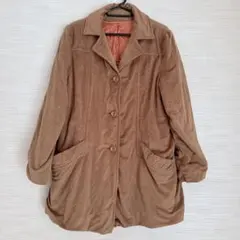 PASS RORT パスポート ブラウン スエード風 ロングコート