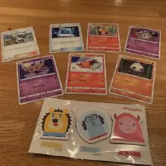 ポケモンカードセットとシール