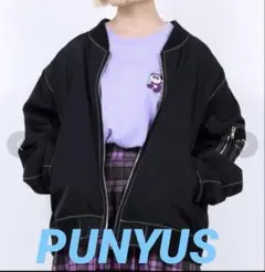 PUNYUS ステッチMA-1 BLACK size 3