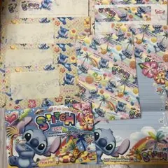 スティッチ　レターセット　3種類　平成　ディズニー
