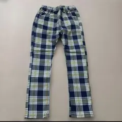 新品　ミキハウス　ホットビスケッツ HOTB チェック柄 長ズボン　パンツ