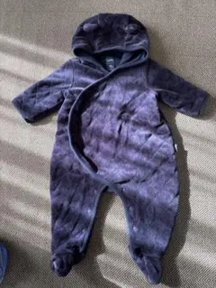 babyGap フード付きロンパース 0-6ヶ月 紺　青