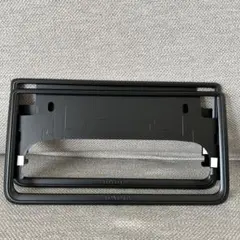 ☆トヨタ マットブラック プレステージナンバーフレーム 2枚セット 
