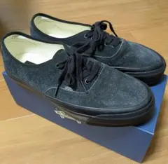 VANS Authentic スエード ブラック スニーカー