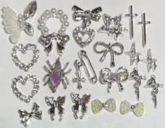 No.255 ネイルパーツ　デコパーツ　まとめ売り　セット