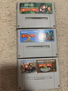 スーパーファミコン スーパードンキーコング 3本セット