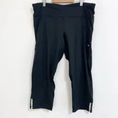 チャンピオン クロップドパンツ 裾リフレクター 無地【3L】黒 ポリエステルのサムネイル