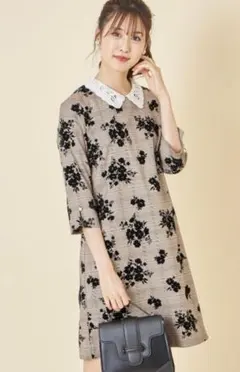【美品】 tocco closet 花柄ワンピース フォーマル