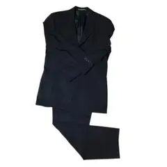 HUGO BOSS セットアップスーツ 38R 黒 バージンウール USA製のサムネイル