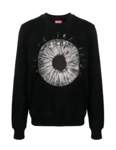 DIESEL ブラック スウェット Sサイズ