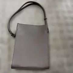 楽天　アロコ　aroco 本革　ショルダーバッグ　チャコールブラウス　小さめ