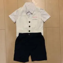 フォーマルスーツセット 白・ネイビー