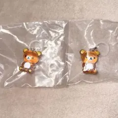 リラックマクリアマスコットチャーム めじるしアクセサリー リラックマ セット