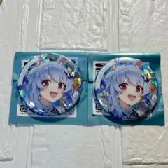 兎田ペこら ホログラム缶バッジ/2点 ホロライブ 7thフェス エキスポ