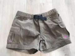 コロンビア　チェック柄 アウトドア　ショートパンツ