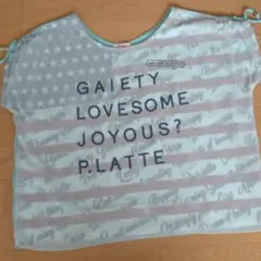 ピンクラテ　半袖Tシャツ