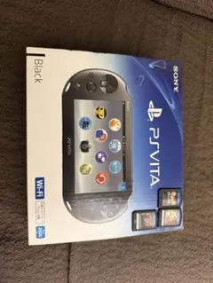 PS Vita 本体 ブラック・充電器・ソフト