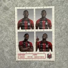 北海道コンサドーレ札幌証明写真風ステッカー20アマドゥバカヨコ選手