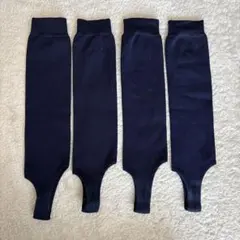 ミズノ　野球用アンダーストッキング　2足セット　ネイビー