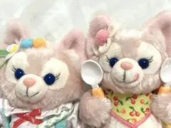 ディズニーシー ぬいぐるみバッジ チャーム リーナベル 2点セット