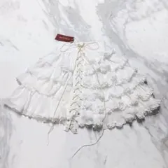 BODY LINE♡フリルレースアップスカート ロリータ 甘ロリ　ゴシック