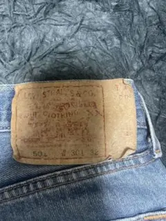 90s USA Levi's 501 W31 93米国最終モデル　黒文字501