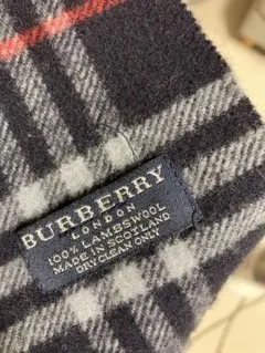 BURBERRY 100%ラムウール マフラー