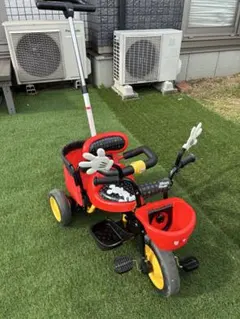 ミッキーマウス 三輪車 手押し棒付きのサムネイル