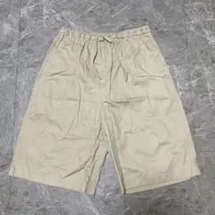 ベージュ Mサイズ イージーハーフパンツ ハーフパンツ g11