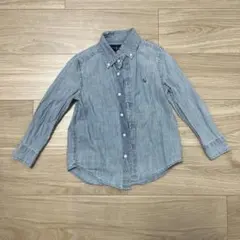 Ralph Lauren 長袖シャツ 4/4T デニム調