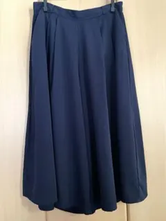 GU ネイビー ガウチョパンツ キュロット M