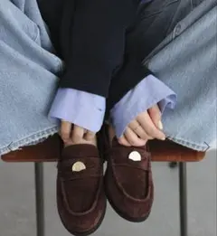 SLOBE IENA コインローファー