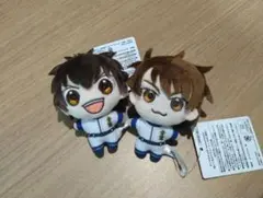 D【ダイヤのA】沢村栄純＆御幸一也 ぬいぐるみマスコット 2点セット