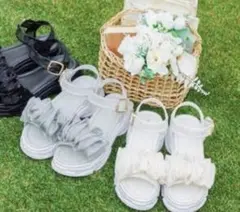 レディース 厚底サンダル しまむら kannaのサムネイル