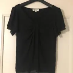 MK MICHEL KLEIN シフォン素材トップス