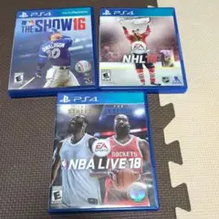 PS4 MLB.NBA.NHL 3本セット