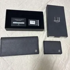 美品 ダンヒル dunhill 長財布 レザー 黒 13-26050120 - メルカリ