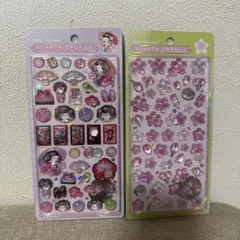 ボンボンドロップシール　舞妓　和柄　正規品　桜　2セット