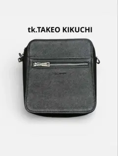 ノ*3様 tk.TAKEO KIKUCHI スクエアショルダーバッグ　ブラック