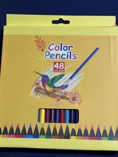 【新品未使用】48色 色鉛筆セット　油性　3.0mm太芯