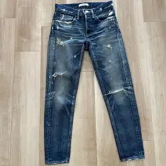 moussy デニムパンツ ダメージ加工 23