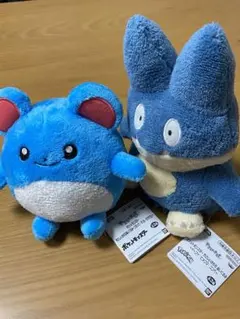 やさしいきもち ぬいぐるみ マスコット マリル　ゴンベ〜