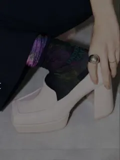 Ameri PLATFORM SQUARE TOE LOAFERのサムネイル
