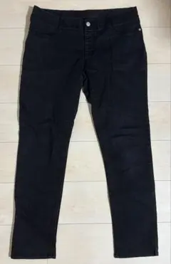 CLOSSHI しまむら デニムパンツ ブラック LLサイズ