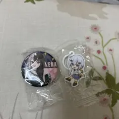 にじさんじ くら寿司コラボ 葉加瀬冬雪 夜見れな 缶バッジ めじるしチャーム