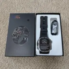 スマートウォッチ 2種ベルト付き Bluetooth 5.3対応