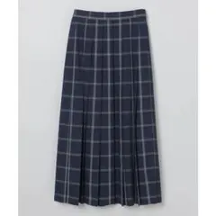 チェックスカート ロングスカート