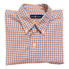Ralph Lauren チェック柄 コットン100% 長袖シャツ 160