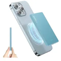 早い者勝ち❗️新品未使用✨MagSafe対応 薄型モバイルバッテリー5000mAh