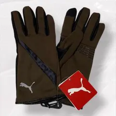 【新品タグ付】PUMA プーマ メンズ グローブ 手袋 チョコレートブラウン L
